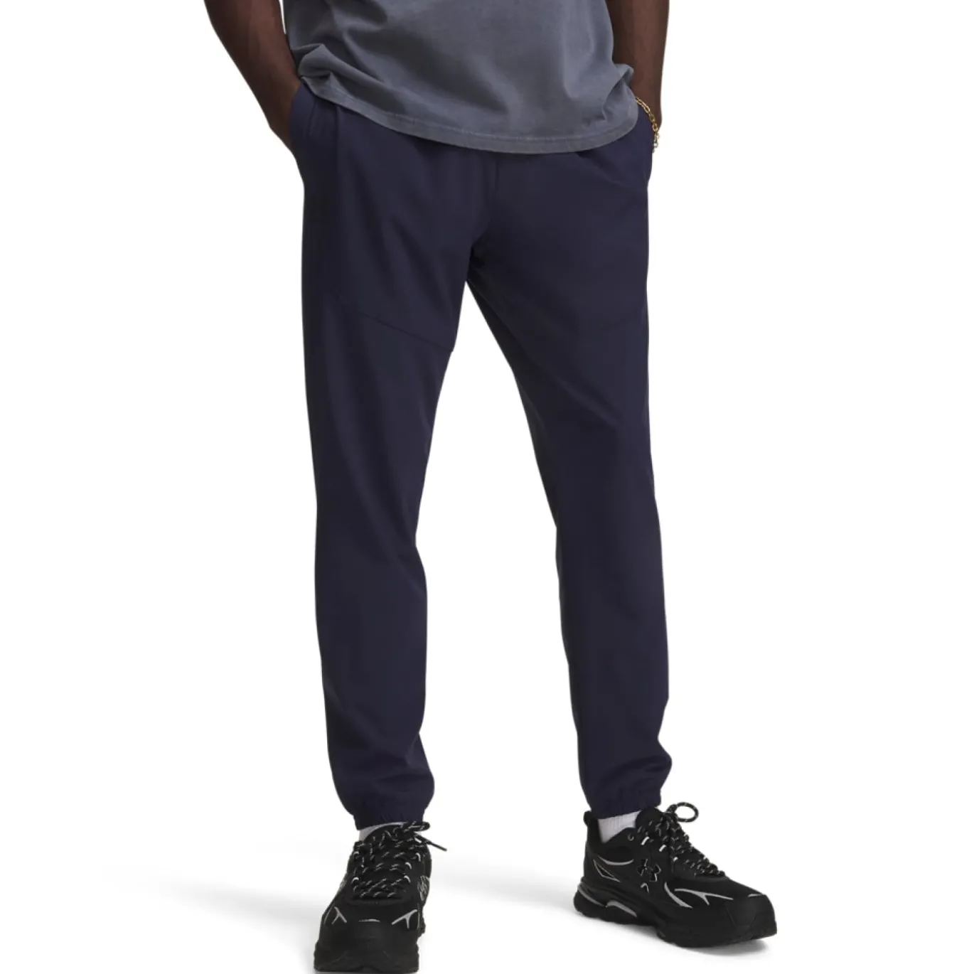 Under Armour Vibe Woven Trainingspak Full-Zip Donkerblauw