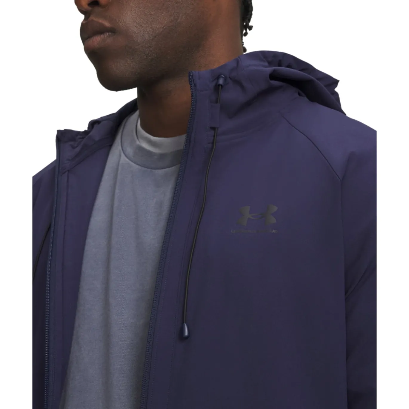 Under Armour Vibe Woven Windbreaker Donkerblauw