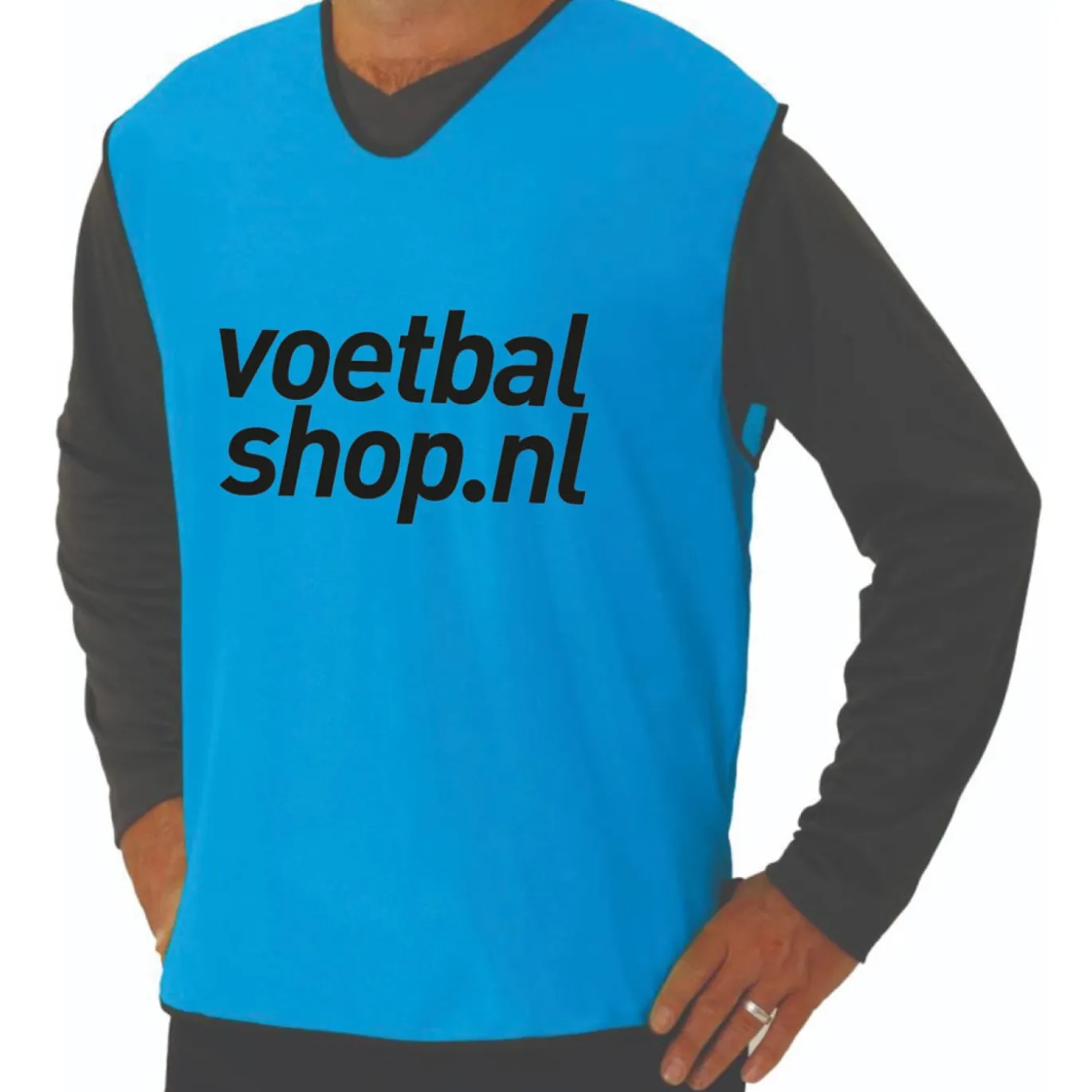 Voetbalshop.nl Trainingshesje Basic Mini Lichtblauw
